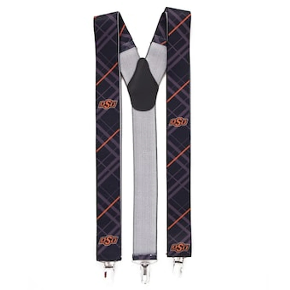 Men's Black Oklahoma State Cowboys Suspenders