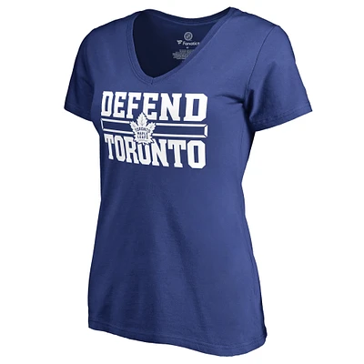 Women's Royal Toronto Maple Leafs Hometown Collection Defend T-Shirt