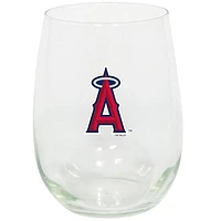 Los Angeles Angels 15oz. Stemless Wine Glass