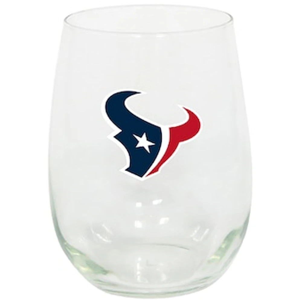 Houston Texans 15oz. Stemless Wine Glass