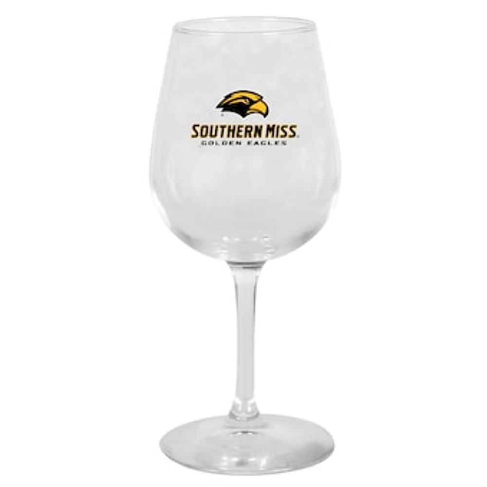 Southern Miss Golden Eagles 12oz. Stemmed Wine Glass