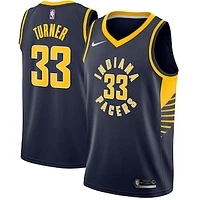 Men's Nike Myles Turner Navy Indiana Pacers Swingman Jersey - Icon Edition