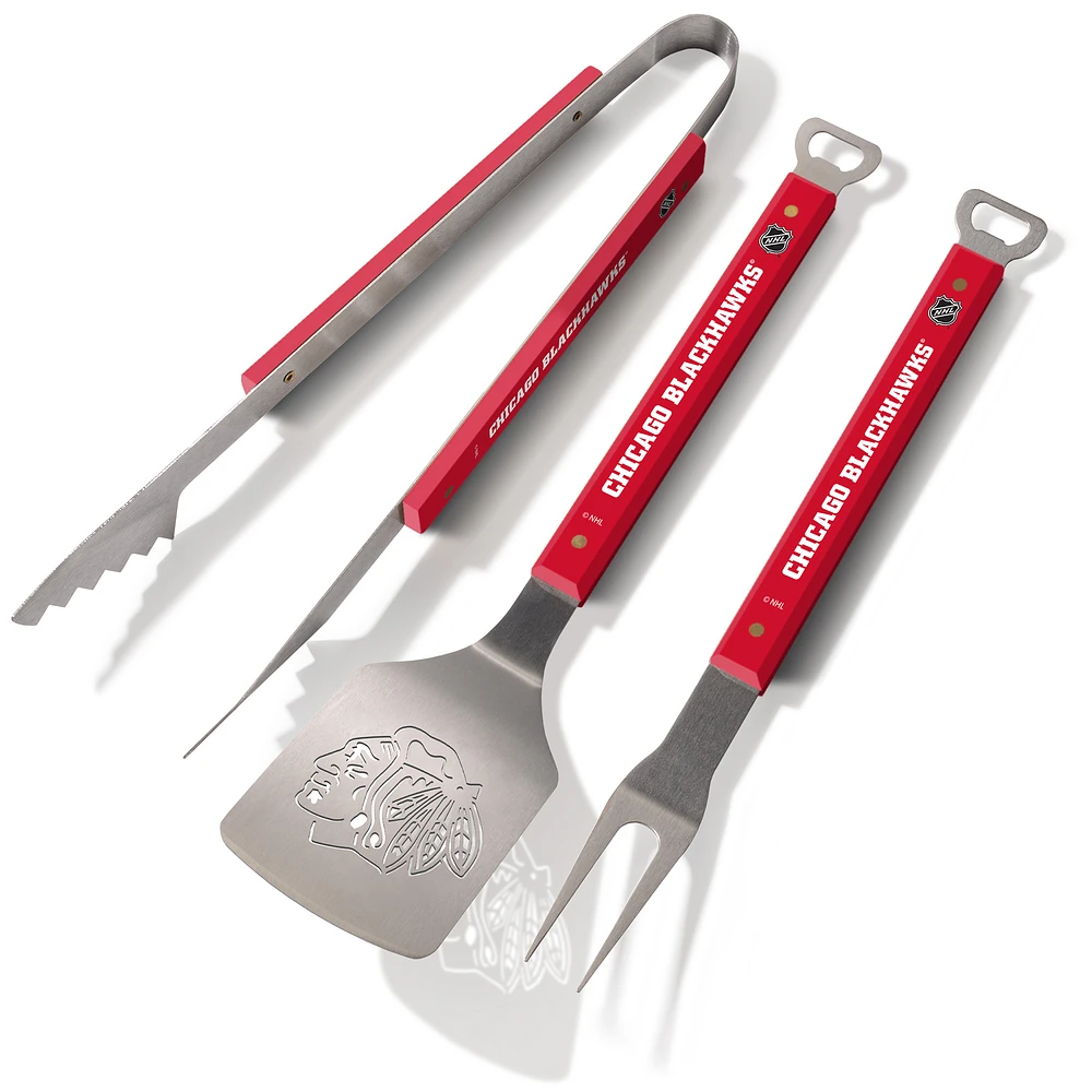 Chicago Blackhawks Spirit Series 3-Piece BBQ Set
