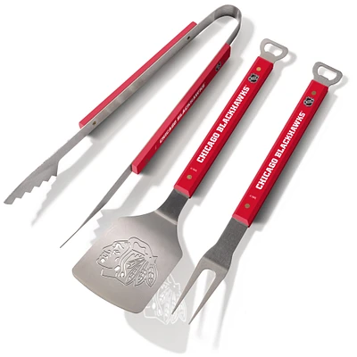 Chicago Blackhawks Spirit Series 3-Piece BBQ Set