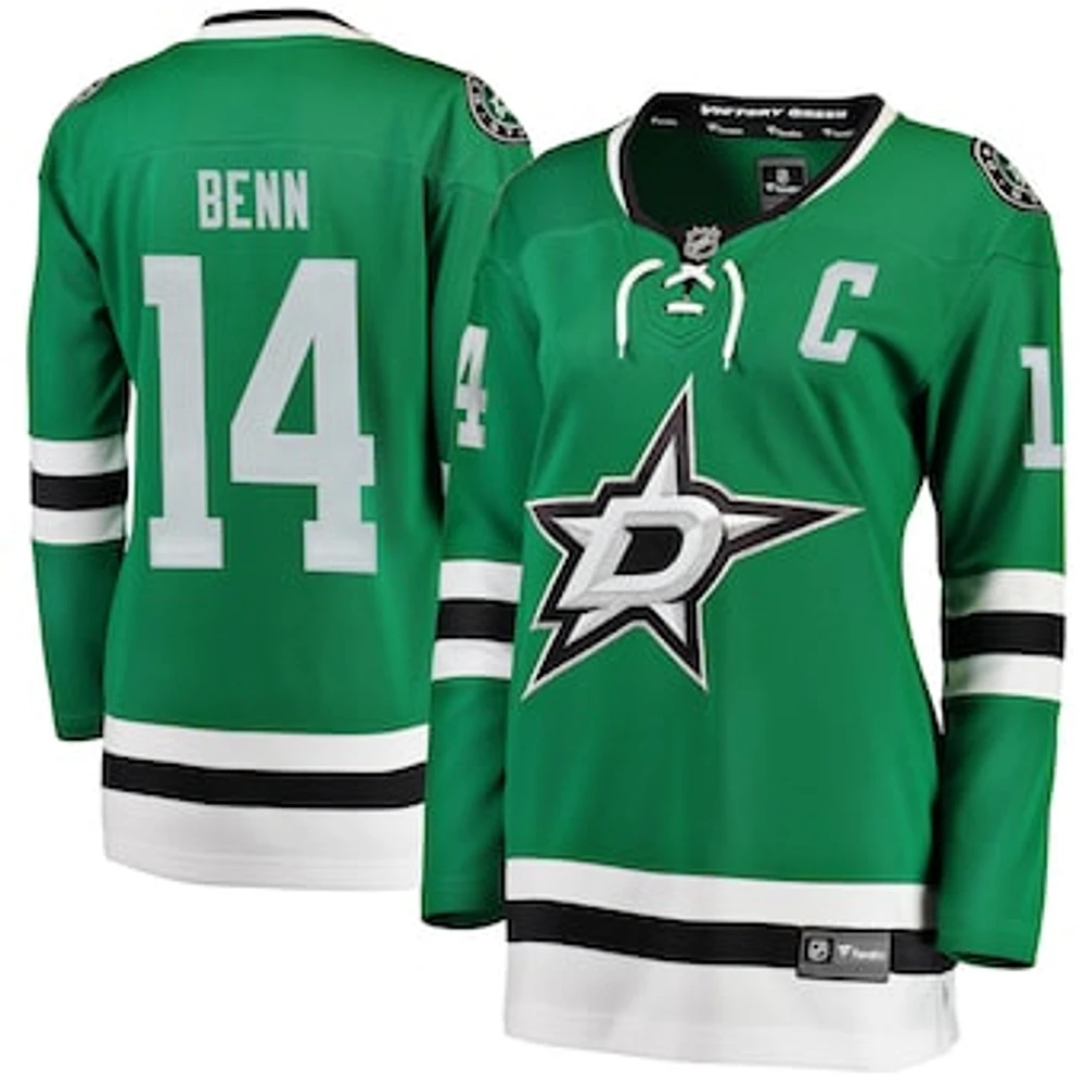 Women's Fanatics Jamie Benn Green Home Breakaway Player Jersey