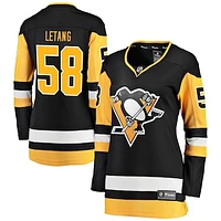 Women's Fanatics Kris Letang Black Home Breakaway Player Jersey