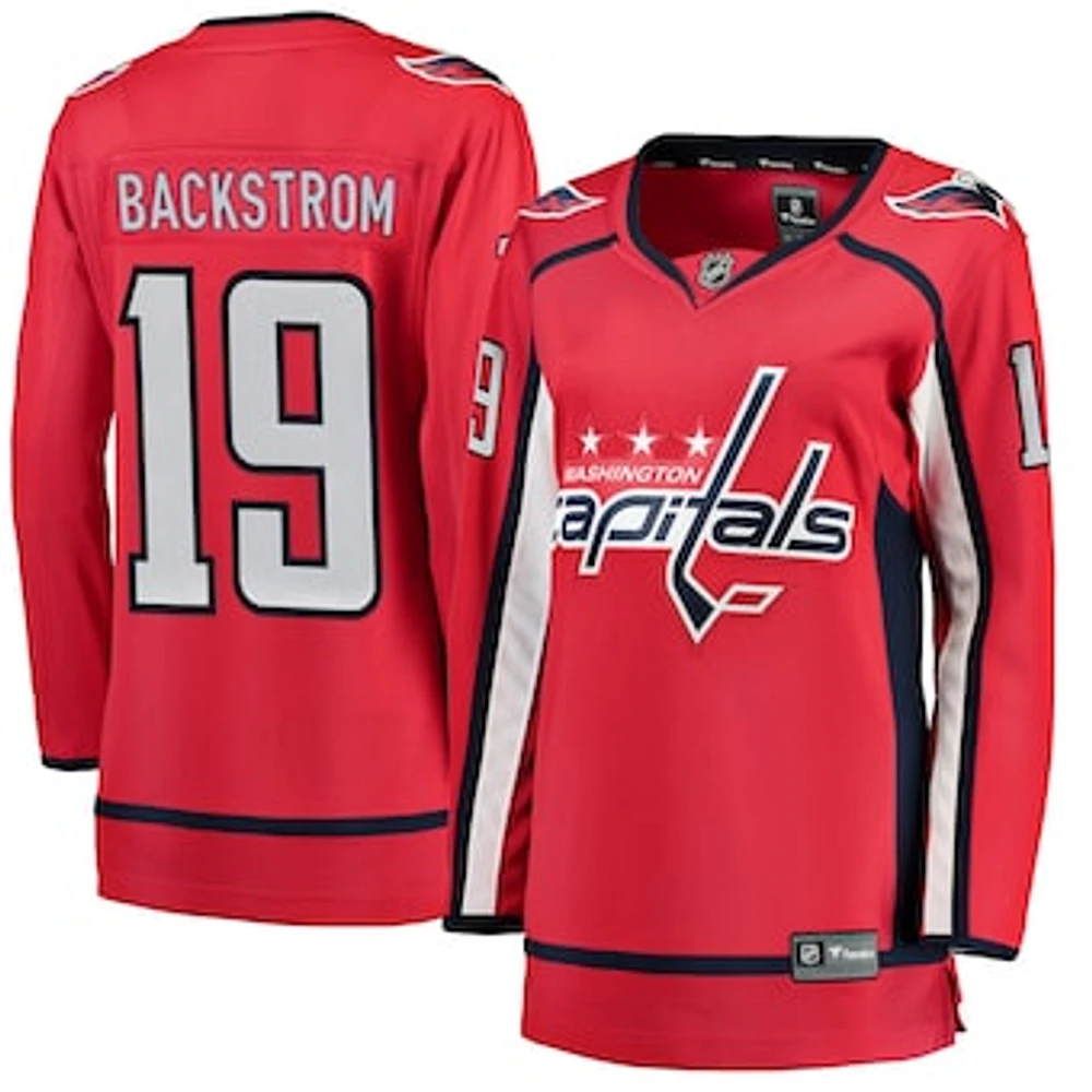 Women's Fanatics Nicklas Backstrom Red Home Breakaway Player Jersey