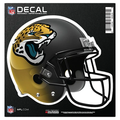 Jacksonville Jaguars 6" x 6" Full Color Helmet Repositionable Decal