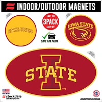 Iowa State Cyclones Indoor & Outdoor 3-Pack Magnet Set