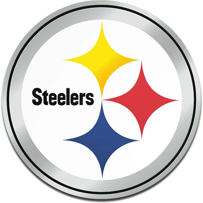 Pittsburgh Steelers Metallic Freeform Logo Auto Emblem