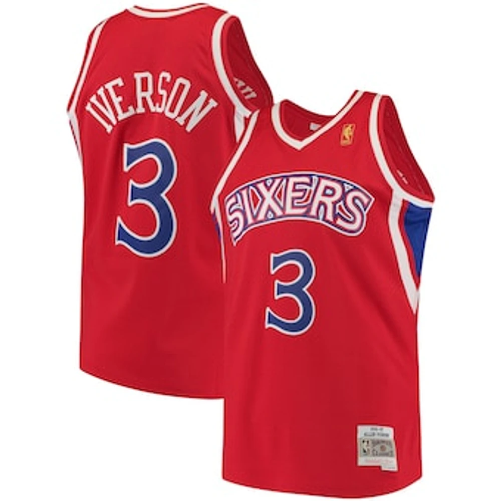 Men's Mitchell & Ness Allen Iverson Philadelphia 76ers / Hardwood Classics Swingman Jersey