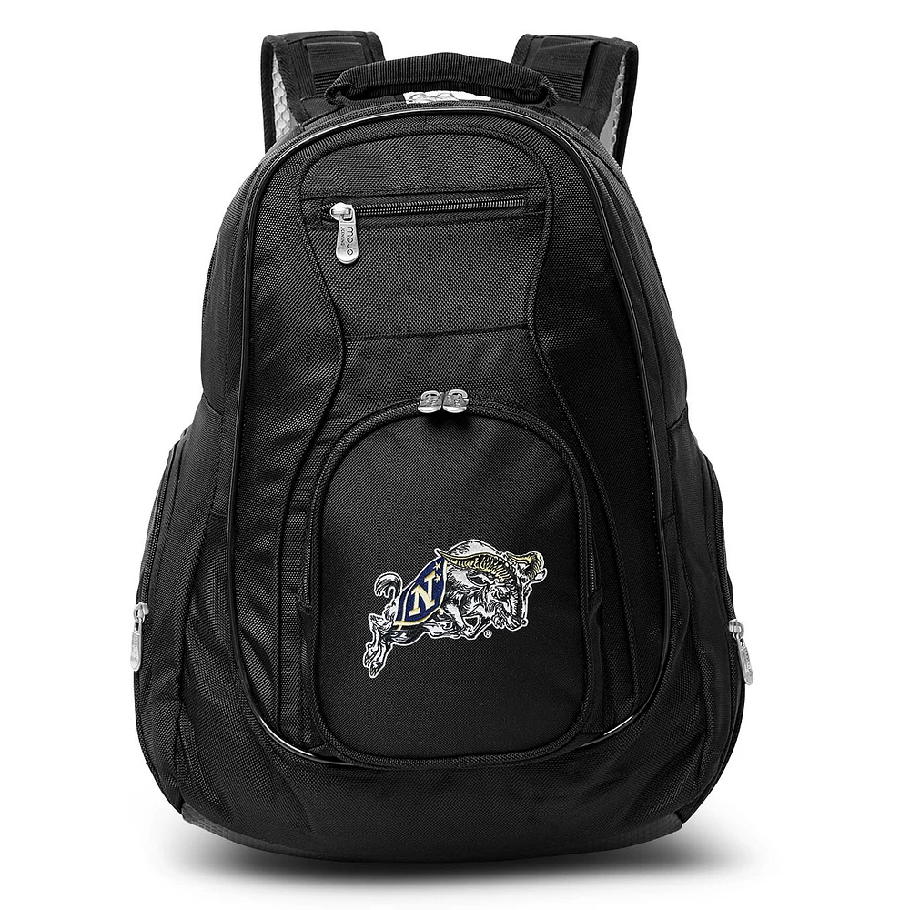 MOJO Black Navy Midshipmen 19'' Laptop Travel Backpack