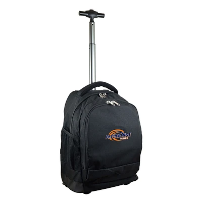Black Pepperdine Waves 19'' Premium Wheeled Backpack