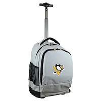 MOJO Gray Pittsburgh Penguins 19'' Premium Wheeled Backpack