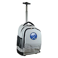 MOJO Gray Buffalo Sabres 19'' Premium Wheeled Backpack