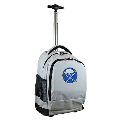 MOJO Gray Buffalo Sabres 19'' Premium Wheeled Backpack
