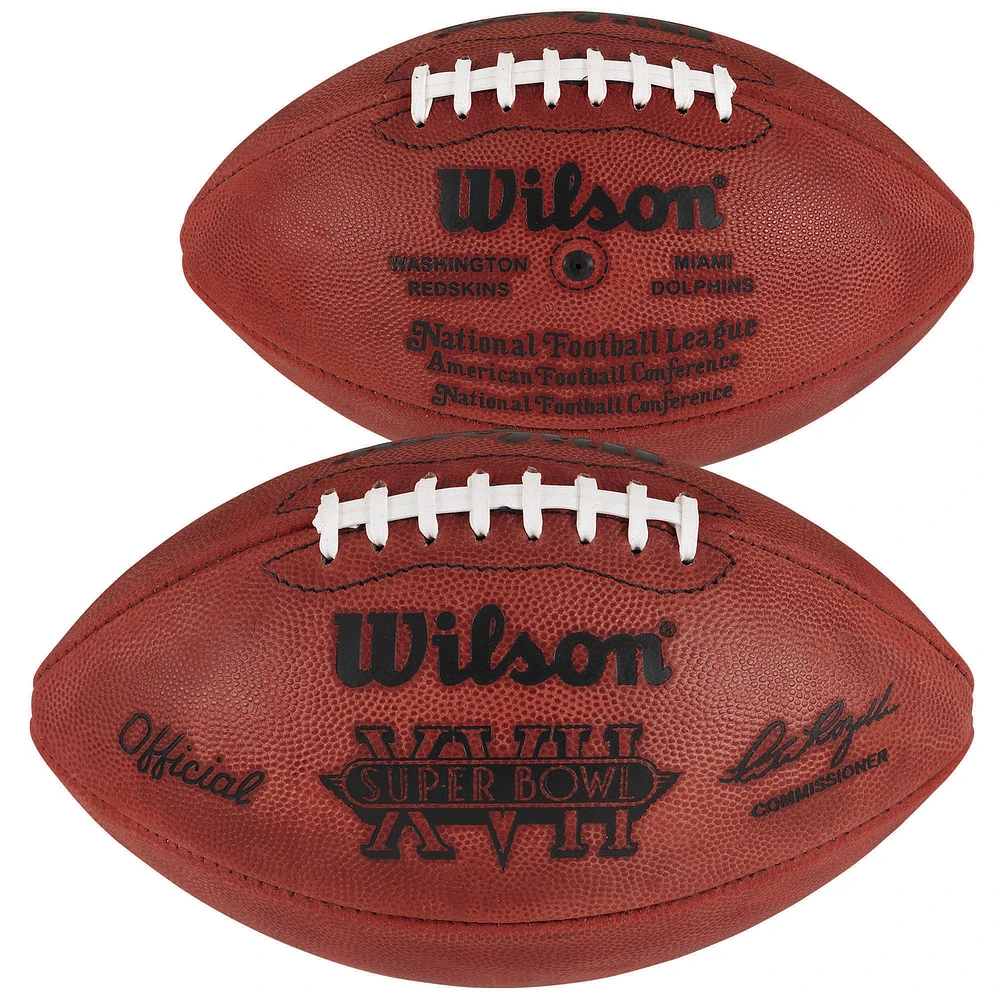 Super Bowl XVII Wilson Official Game Football