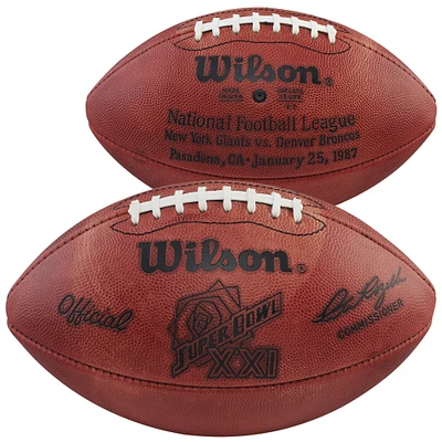Super Bowl XXI Wilson Official Game Football
