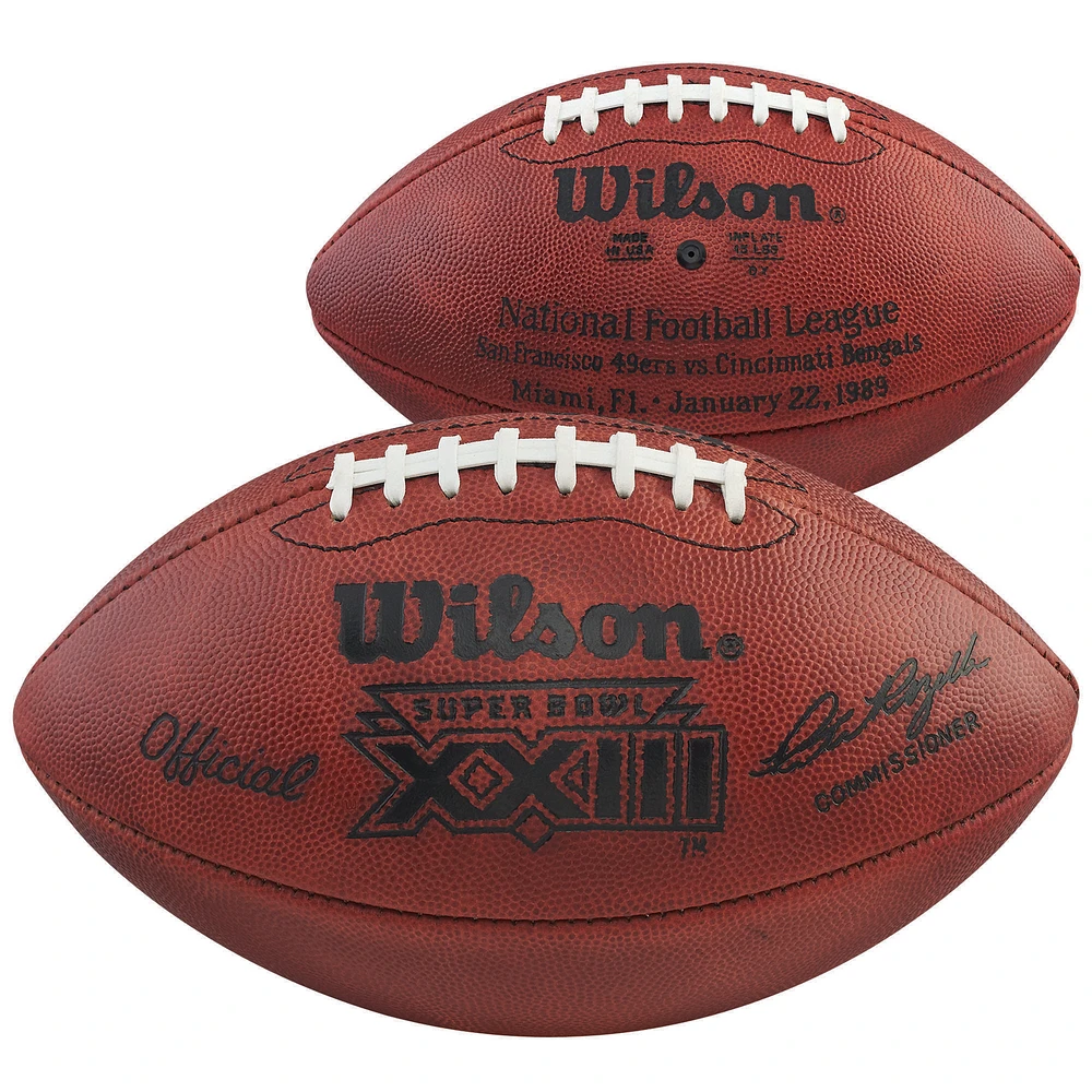 Super Bowl XXIII Wilson Official Game Football