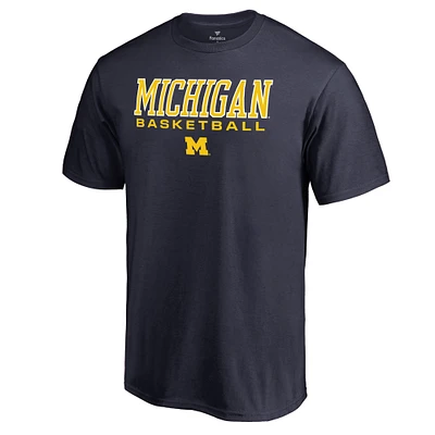 Men's Navy Michigan Wolverines Team Unity Basketball T-Shirt