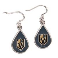 WinCraft Vegas Golden Knights Tear Drop Dangle Earrings