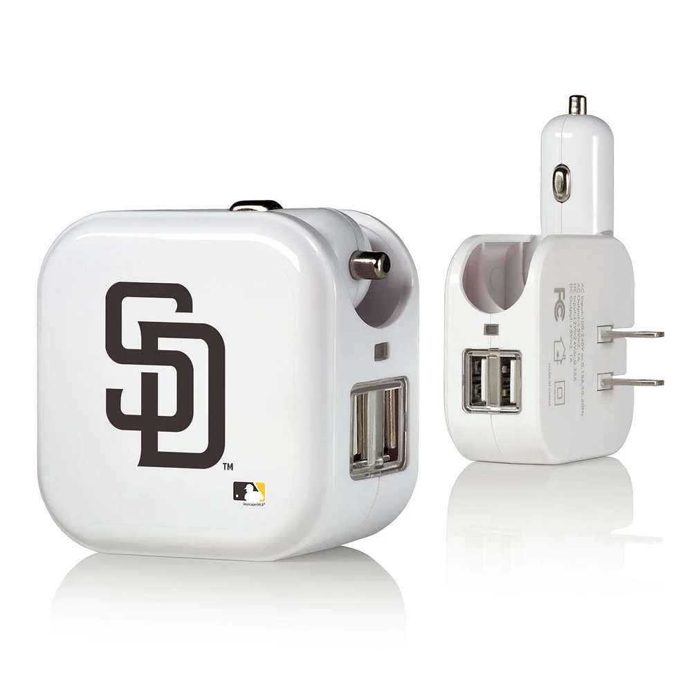 San Diego Padres 2-In-1 USB Charger