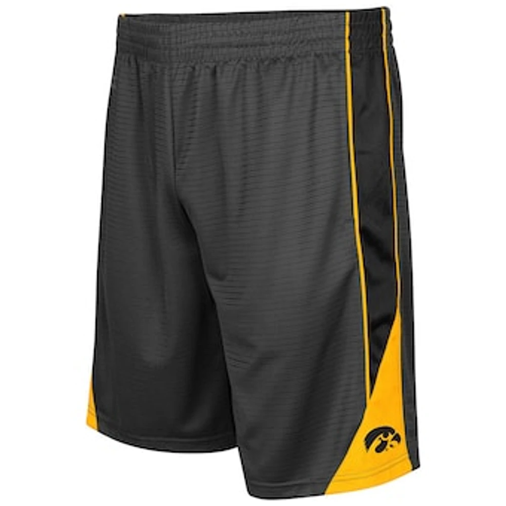 Men's Colosseum Charcoal Iowa Hawkeyes Turnover Shorts