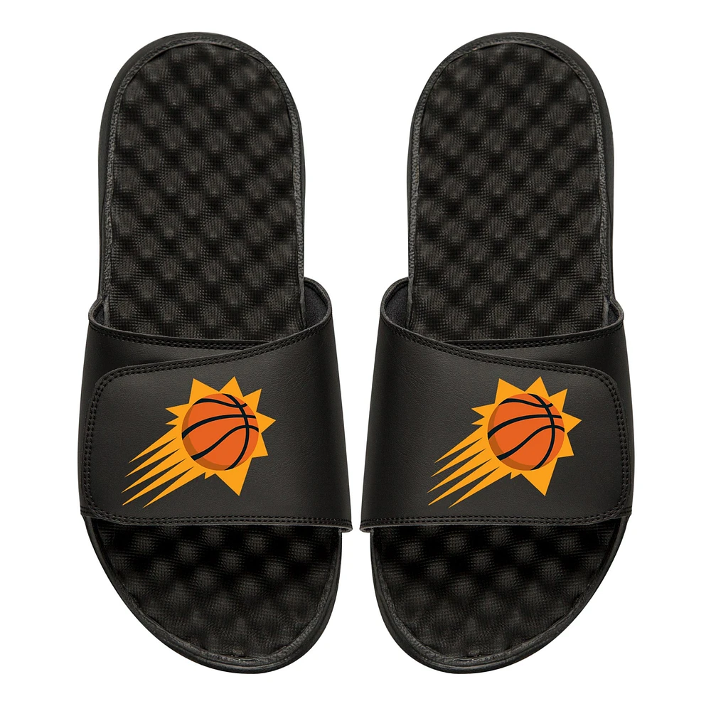 Men's ISlide Black Phoenix Suns Personalized Primary Slide Sandals