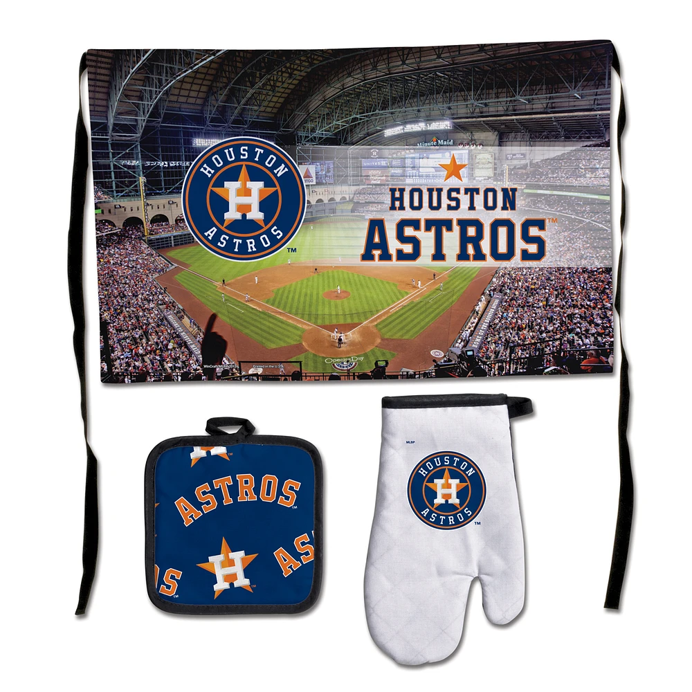 WinCraft Houston Astros Deluxe BBQ Set