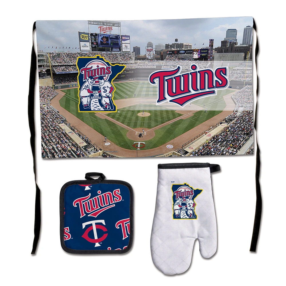 WinCraft Minnesota Twins Deluxe BBQ Set