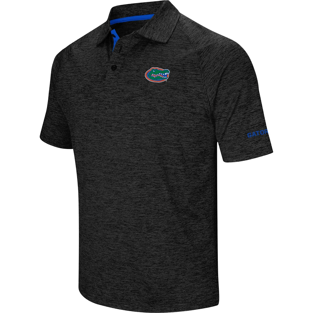 Men's Colosseum Black Florida Gators Down Swing Polo