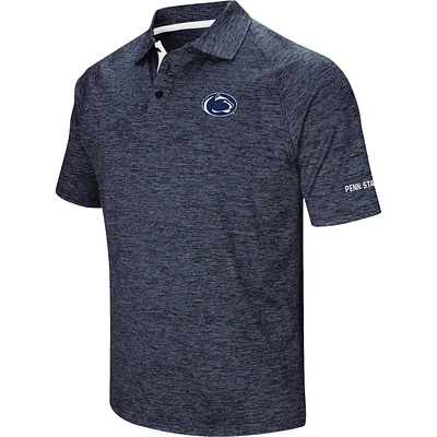 Men's Colosseum Navy Penn State Nittany Lions Down Swing Polo