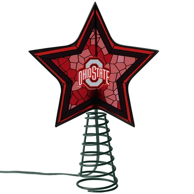 Ohio State Buckeyes Mosaic Tree Topper