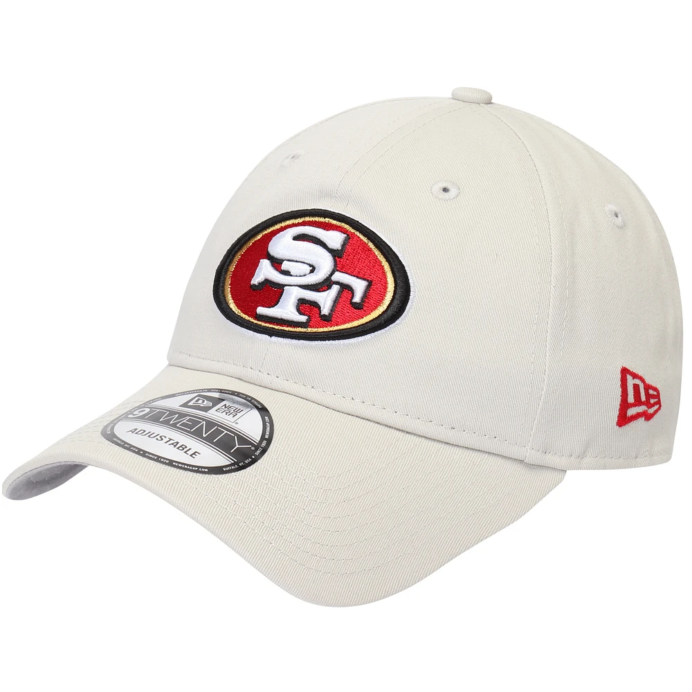 Men's New Era Khaki San Francisco 49ers Playmaker 9TWENTY Adjustable Hat