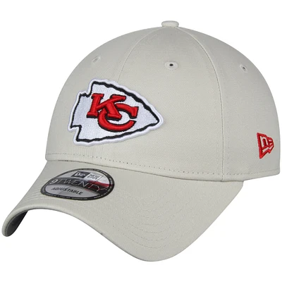 Men's New Era Khaki Kansas City Chiefs Playmaker 9TWENTY Adjustable Hat