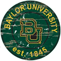 Baylor Bears 23.5" Distressed Round Sign