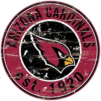 Arizona Cardinals 23.5" Distressed Round Sign