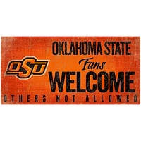 Oklahoma State Cowboys 6" x 12" Fans Welcome Sign
