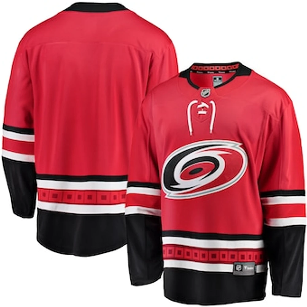 Men's Fanatics Red Carolina Hurricanes Breakaway Alternate Jersey