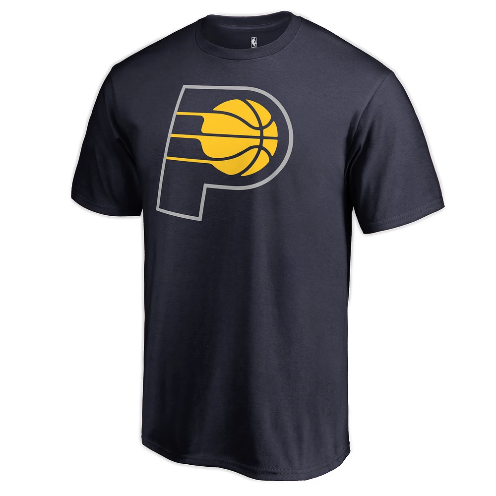 Men's Navy Indiana Pacers Primary Logo T-Shirt