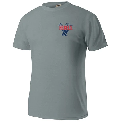 Men's Gray Ole Miss Rebels Comfort Colors Pride of the South T-Shirt