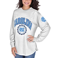 Women's White North Carolina Tar Heels Edith Long Sleeve T-Shirt