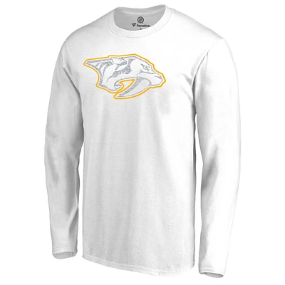 Men's White Nashville Predators Out Long Sleeve T-Shirt
