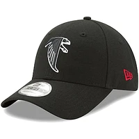 Men's New Era Black Atlanta Falcons The League Throwback 9FORTY Adjustable Hat