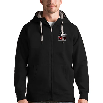 Men's Antigua Northern Illinois Huskies Victory Full-Zip Hoodie