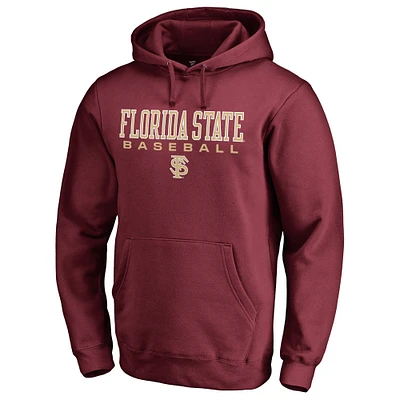 Men's Garnet Florida State Seminoles Team Unity Baseball Pullover Hoodie