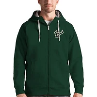 Men's Antigua South Florida Bulls Victory Full-Zip Hoodie