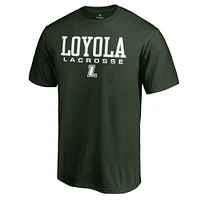 Men's Green Loyola Greyhounds Team Unity Lacrosse T-Shirt