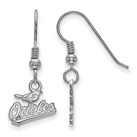 Women's Baltimore Orioles Sterling Silver Extra-Small Dangle Earrings