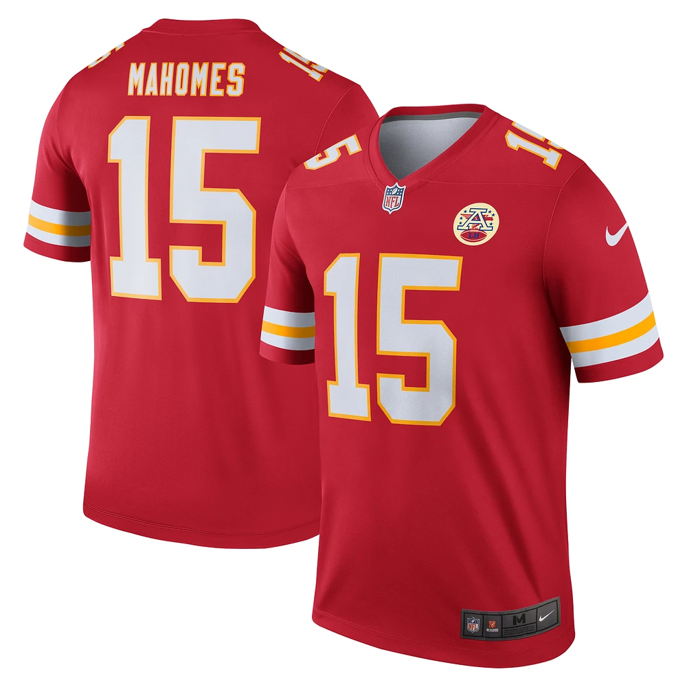 Men's Nike Patrick Mahomes Red Kansas City Chiefs Legend Player Performance Top